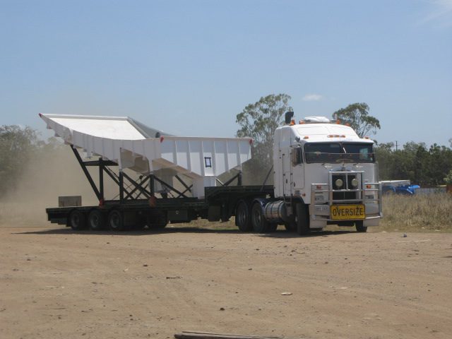 What qualifies as an oversized truck load?